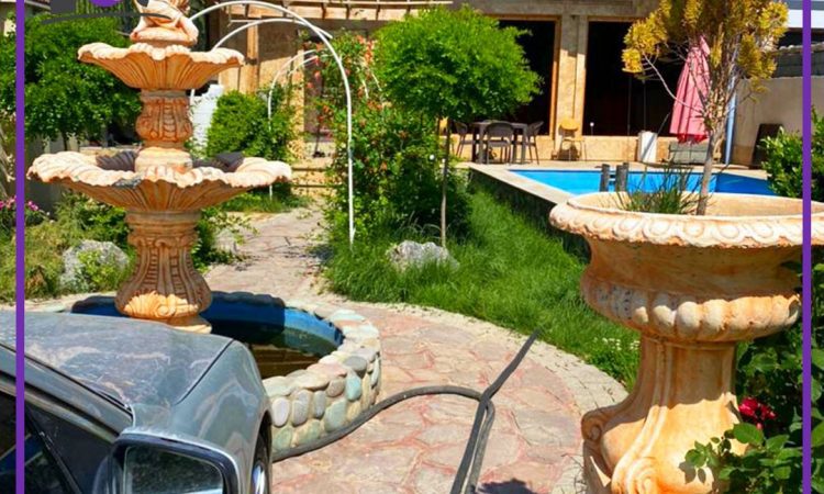 ویلا مدرن فول فرنیش نمای بیرونی